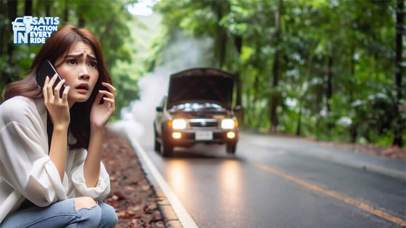 Kecelakaan saat menggunakan mobil rental