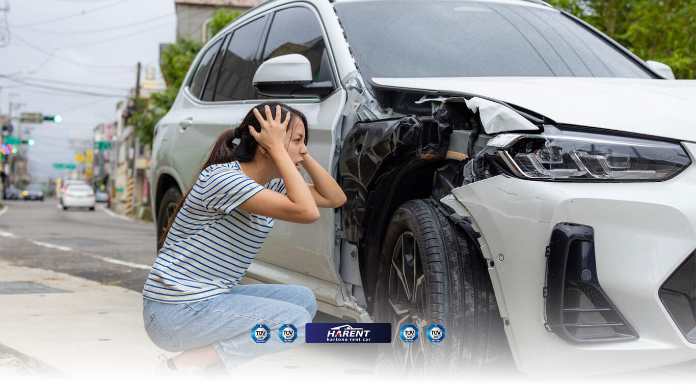 Kecelakaan saat menggunakan mobil rental