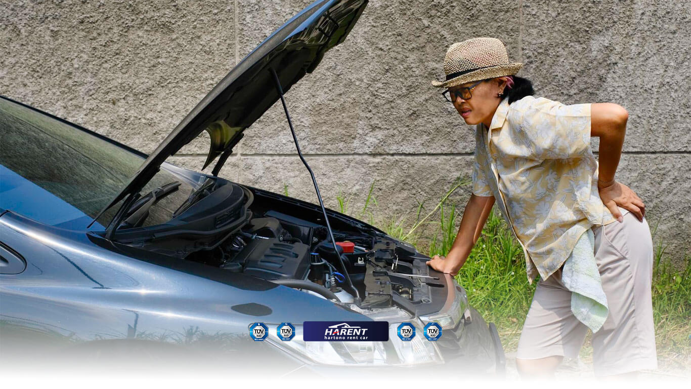kerusakan saat menyewa mobil