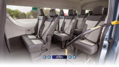 kapasitas kursi hiace