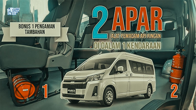 fasilitas dan kenyamanan di toyota HiAce