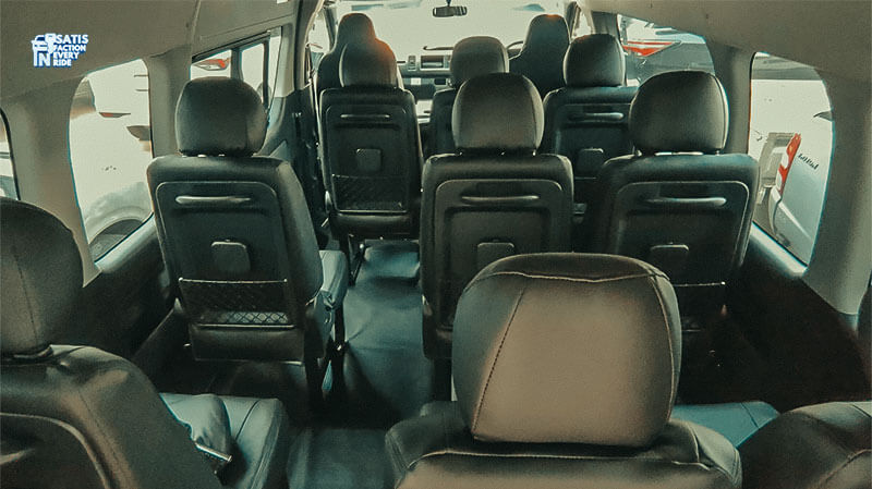 fasilitas dan kenyamanan di toyota HiAce