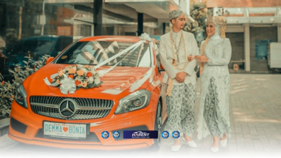 Konsep dekorasi mobil wedding