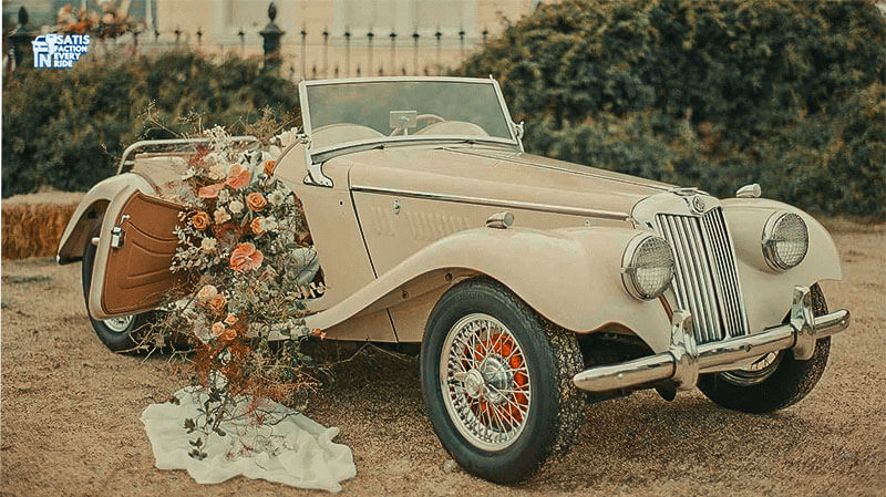 dekorasi mobil wedding