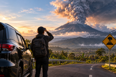 Gunung erupsi dan tips aman traveling di tengah aktivitas vulkanik